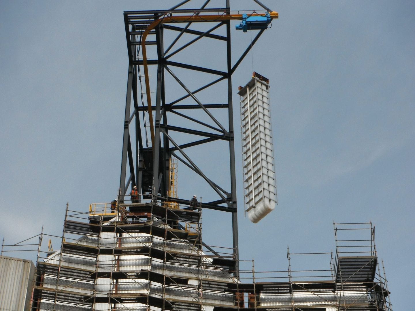 Montaż modułu bloku 12 | PGE GiEK oddział Elektrownia Bełchatów